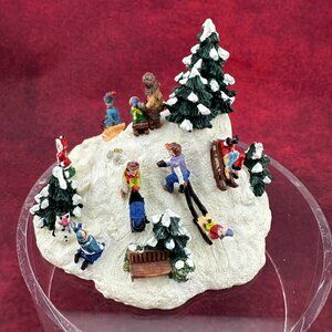 VINTAGE LIBERTY FALLS COLLECTION "THE SLEDDING PARTY" AH400 MINT CONDITION 1997